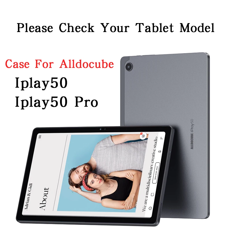 Capa TPU Shell Macia para Alldocube, Capa para Iplay50 Pro Max, 10.4 "Tablet, PC, Suporte