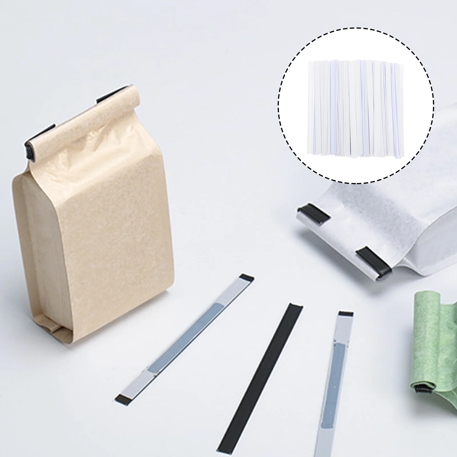 

1Set Food Sealing Clips Large Diameter Clamp for Food Bag Fresh Storage Snacks Bag Sealer Clips