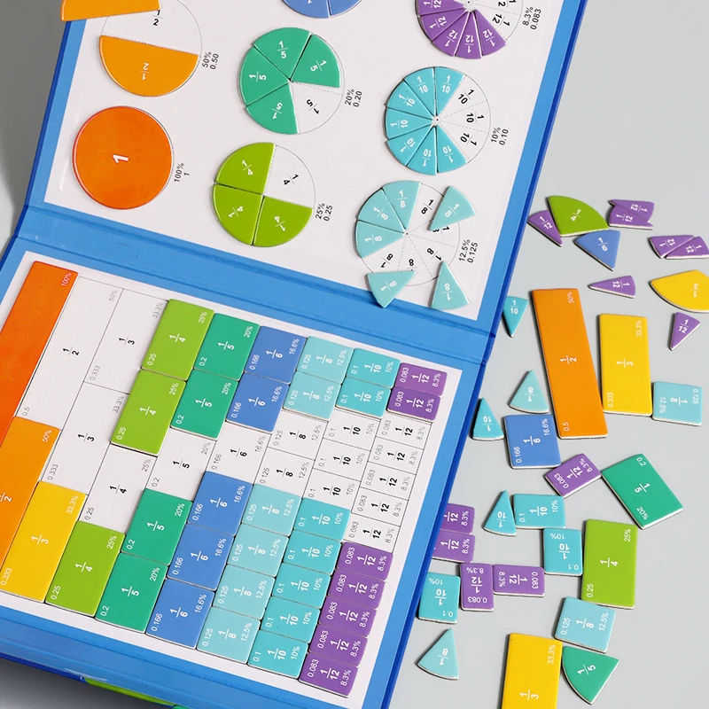 Montessori Math Toys for Kids Magnetic Numbers Decomposition Arithmetic Learning Aid Educational Toy for Addition Subtraction