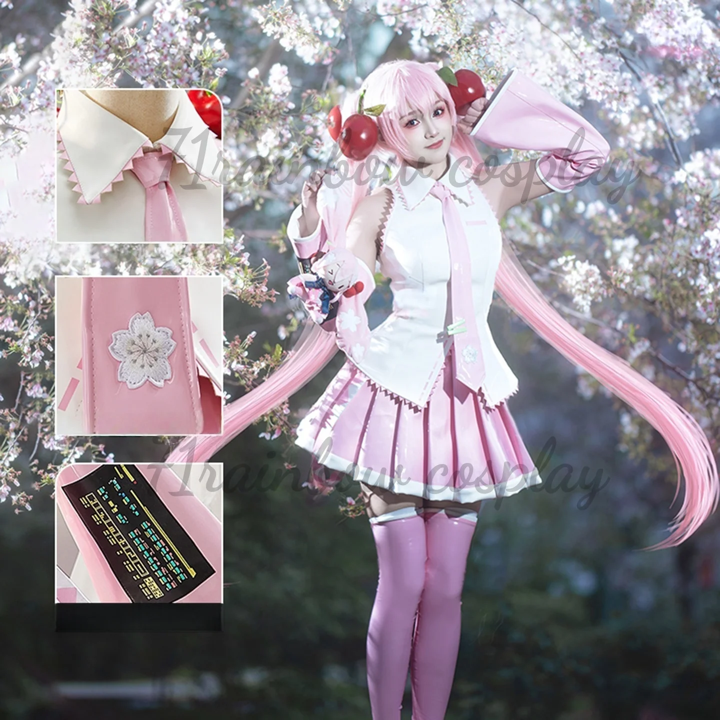 أزياء ساكورا ميكو التأثيرية أزياء ميكو زي JK أطقم فساتين ملابس أزياء أنيمي ميكو التأثيرية