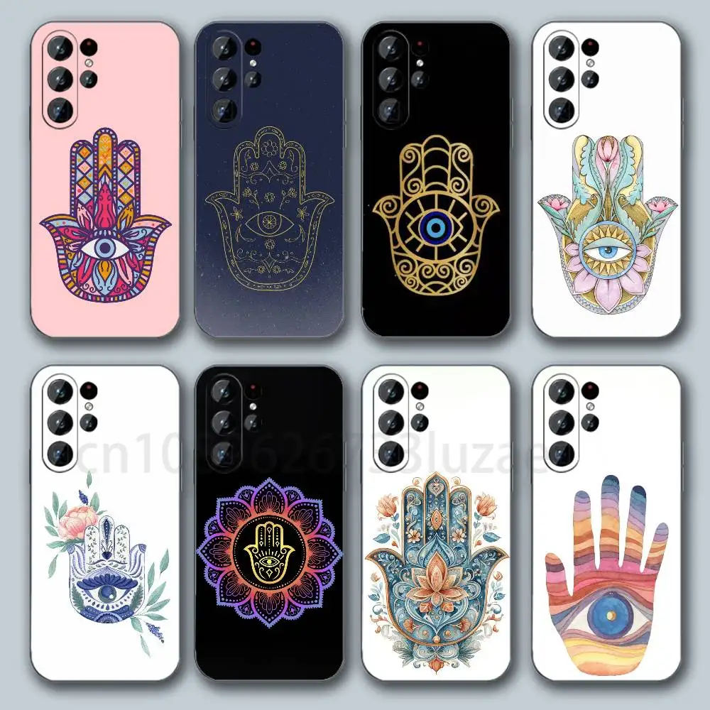 Hamsa Phone Case For Samsung Galaxy S20 S30 S21 S22 S23 S24 S25 S26 Plus Ultra S Silicone Cover U