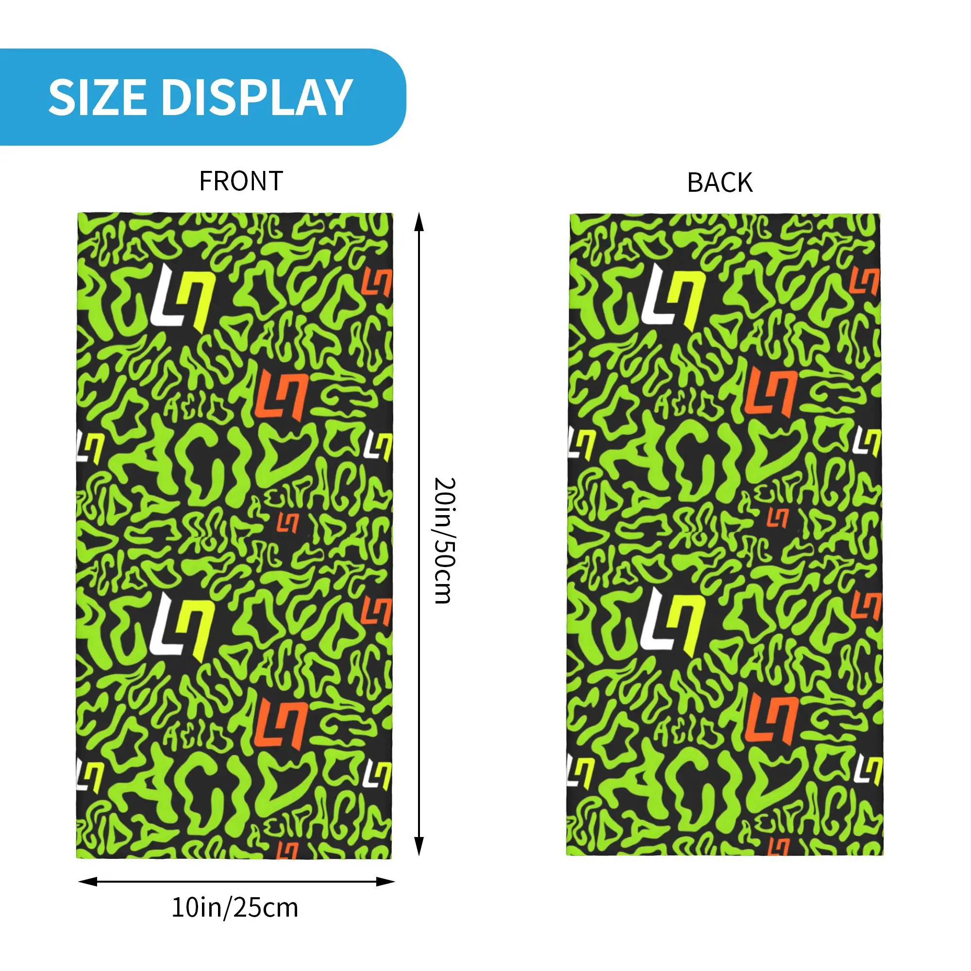 Custom British Lando Norris Racing Driver  Bandana Neck Warmer Men Women Winter Ski Hiking Scarf Gaiter  Face Cover