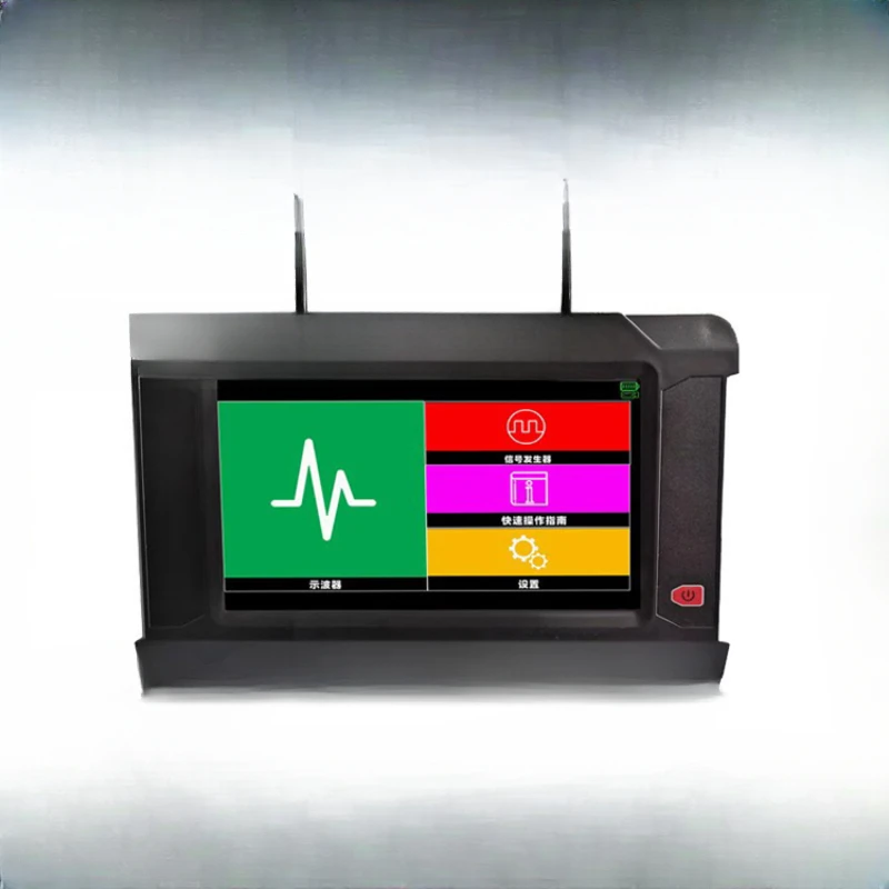 Electronic touch screen oscilloscope S Dual channel flat 002S with signal generator