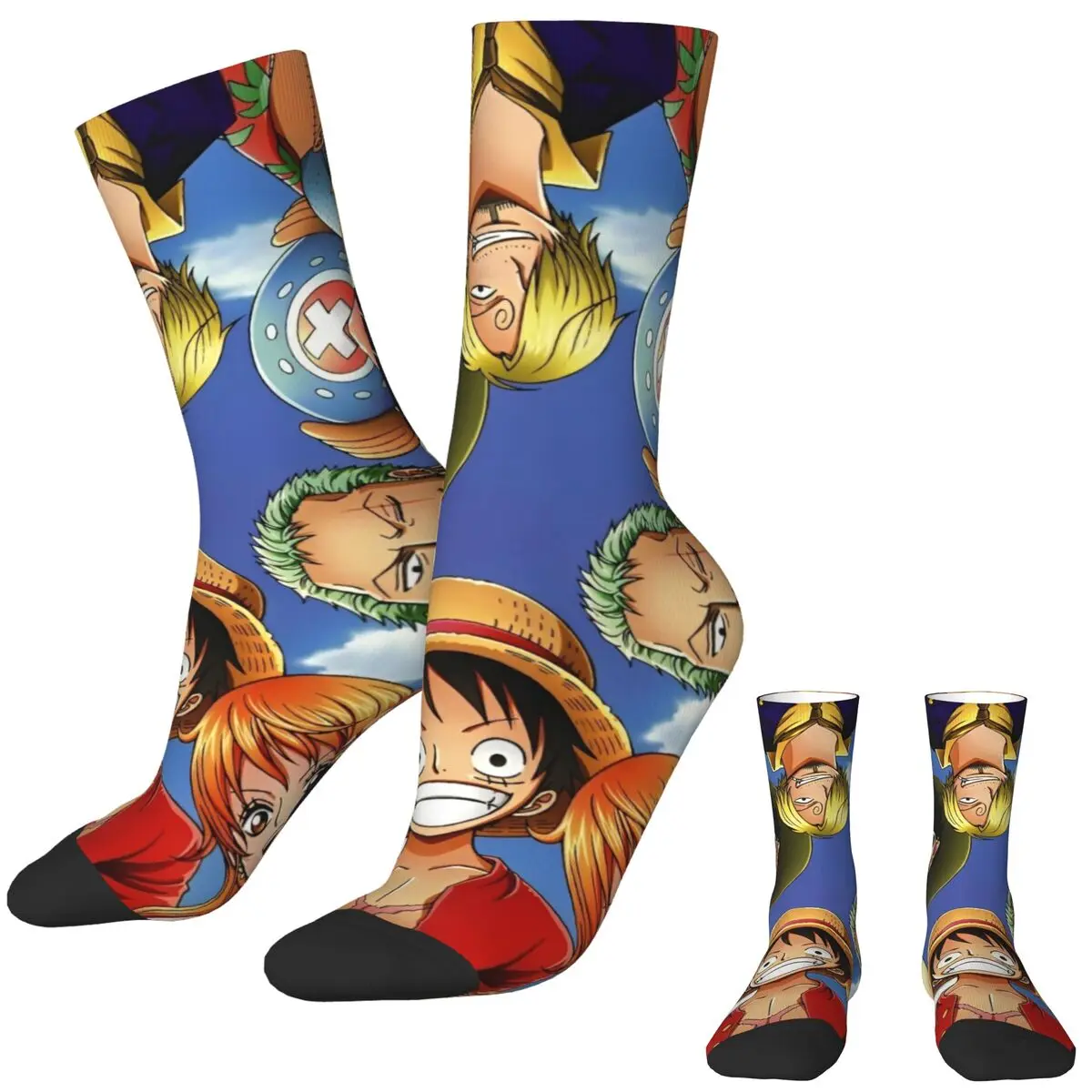 Japanese Anime Socks Fashion Stockings Spring Non Slip Couple Socks Warm Soft Design Outdoor Sports Socks