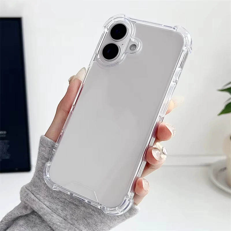 Luxury Shockproof Transparent Clear Phone Case For Samsung S26 S25 S24 Ultra S23 Plus S22 A57 A56 A55 A37 A36 A35 A17 A07 Cover