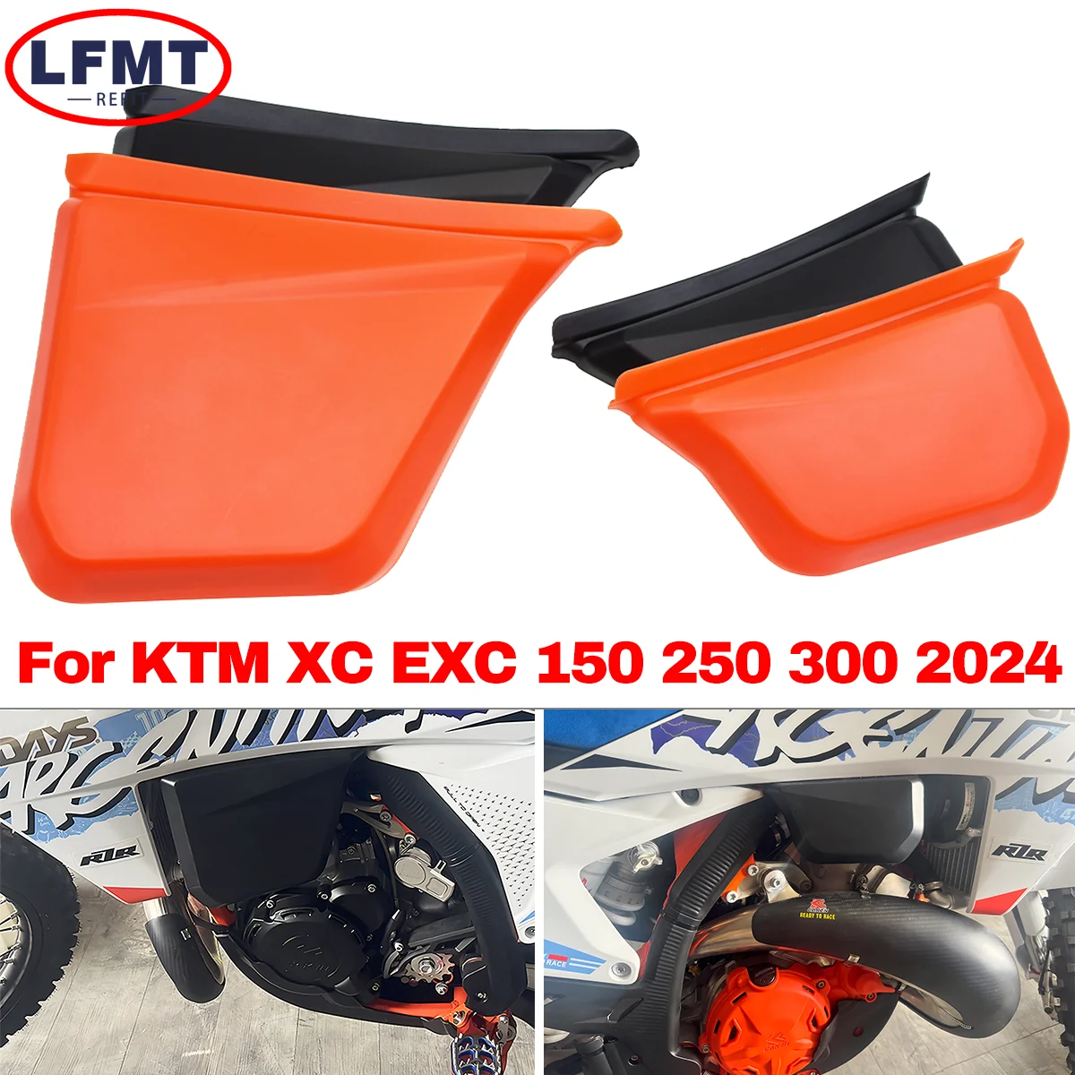 

NEW 2024 Motorcycle Oil tank left and right protective cover shell For KTM XC EXC 125 250 300 Six Days HARDENDURO CKD 2023-2024