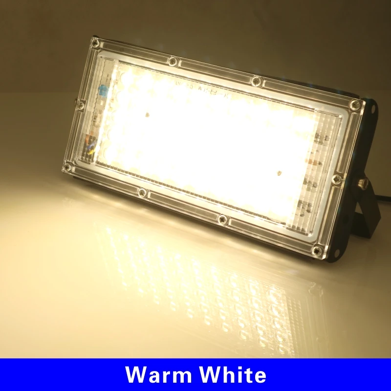 DSELCHUN 2 teile/los 50 W Led Flutlicht AC 220 V 230 V 240 V Outdoor Flutlicht Scheinwerfer IP65 Wasserdichte LED straße Lampe Landschaft Beleuchtung 4