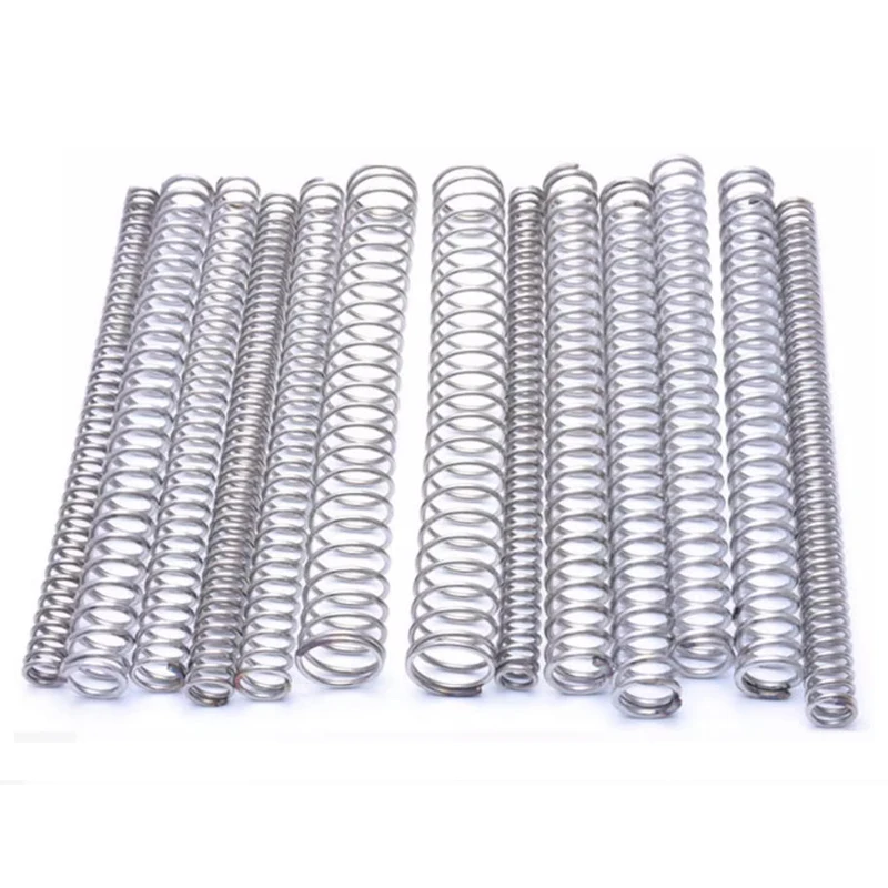 304 Stainless Steel Return & Compression Springs – 1.5x10-25x10-200 Precision Reset Springs for Electronics & Machinery