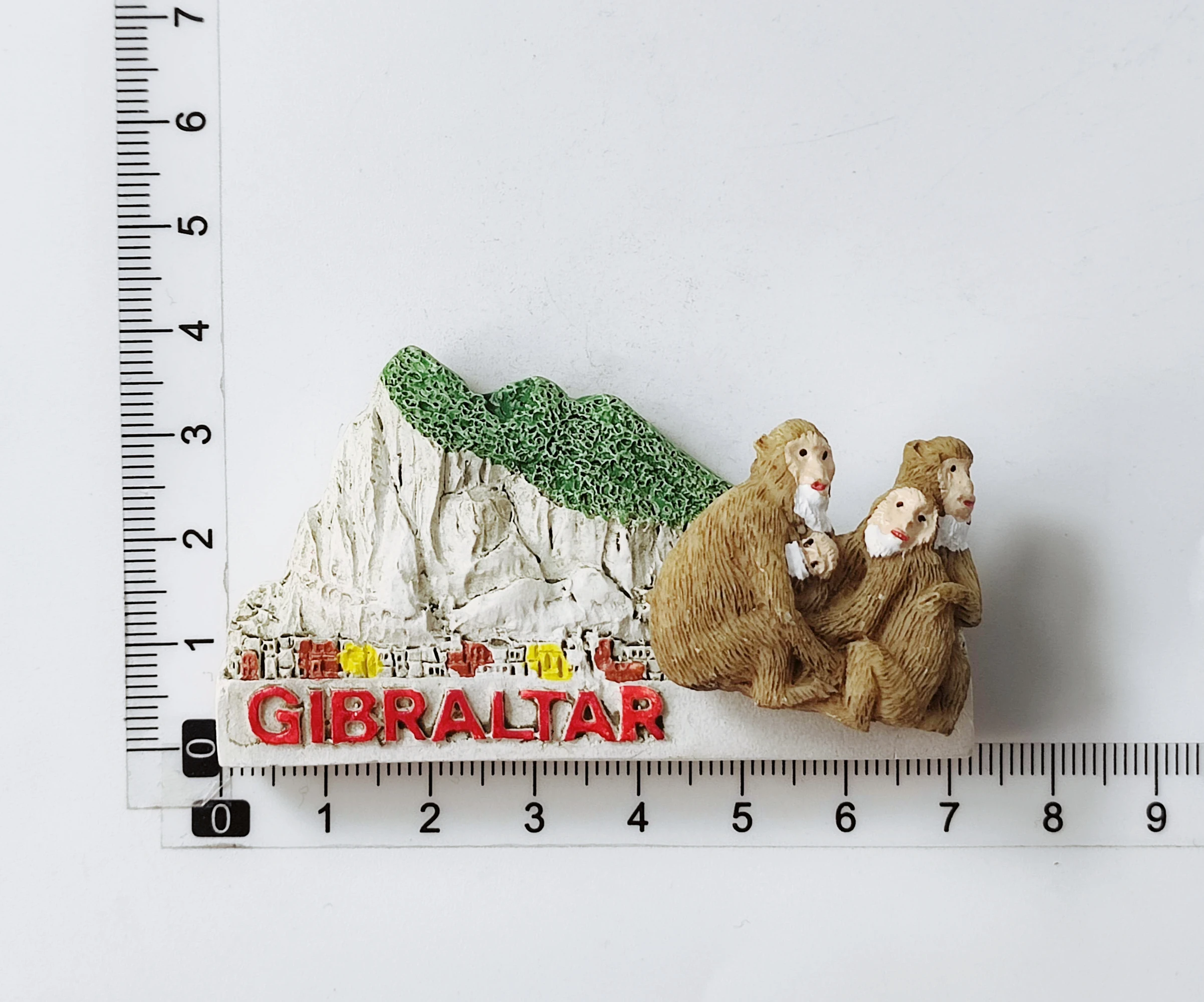 ثلاثية الأبعاد جبل طارق مغناطيس الثلاجة هدية تذكارية الراتنج الثلاجة المغناطيسي ملصق جمع ديكور المنزل