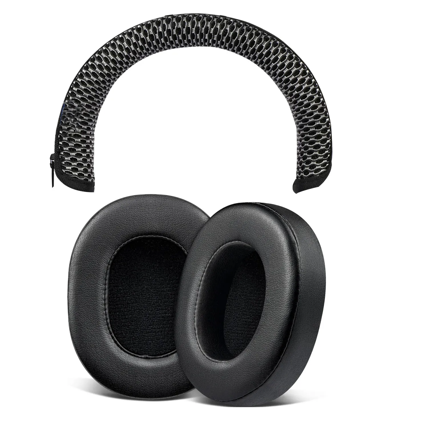 Earpads & Headband Cover for Sony MDR-ZX750AP MDR-ZX750BN MDR ZX750AP ZX750BN Headphone Replacement Ear Pads Cushions Cover Foam