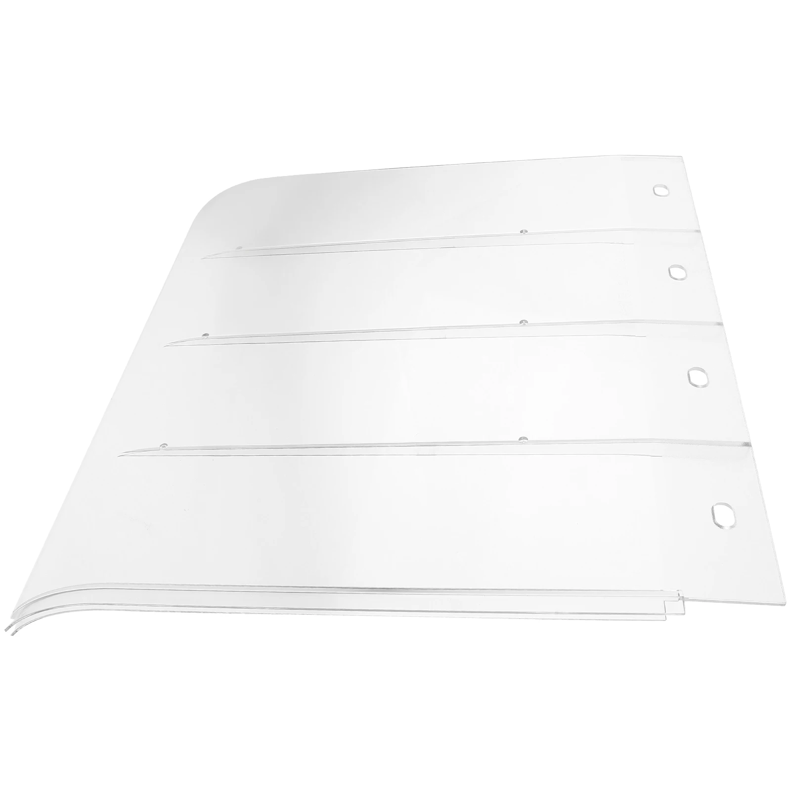 

Window Awning Outdoor PC Material Balcony Rain Shield Durable Flat Edge Design Easy Installation Porch Supply Door Awning