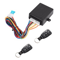 12V Universal Car Auto Remote Central Kit Door Lock Locking Vehicle Keyless Entry System with 2 Remote Control Accessories
