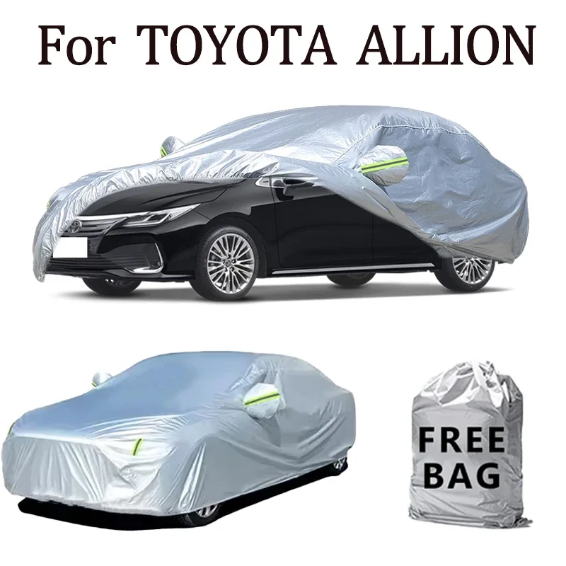 

Для TOYOTA ALLION автомобильный чехол уличные защитные чехлы снежный солнцезащитный козырек водостойкий пылезащитный внешний УФ автомобильные аксессуары