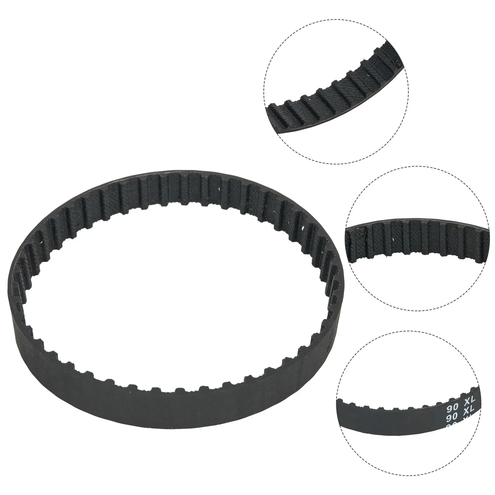 Practical High Quality Belts Planer Belts 1pc 45 Teeth Belt Power Tool Parts Replacement Rubber 914592 Black DN75