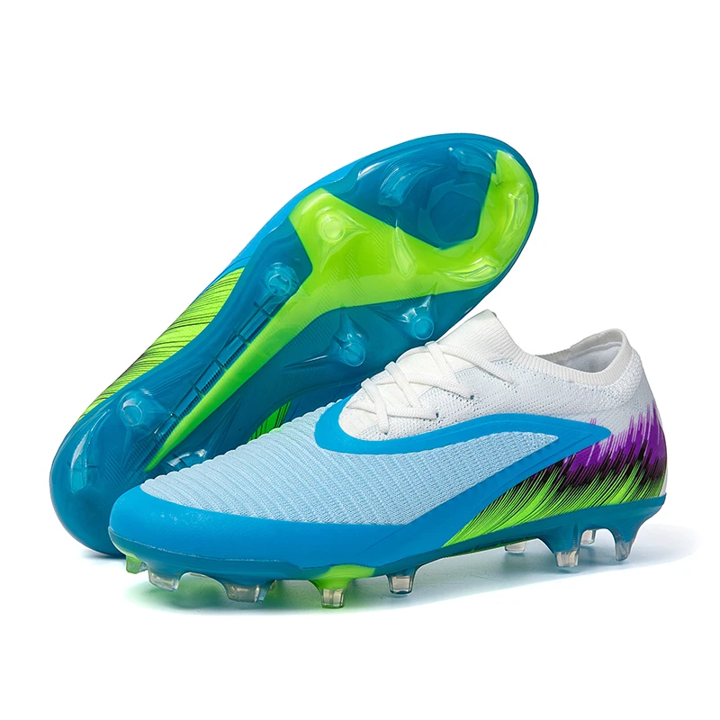 

Футбольные бутсы 817 высокого качества для мужчин, тренировочные, для улицы (TF/FG), с длинными шипами, нескользящие, для матчей
