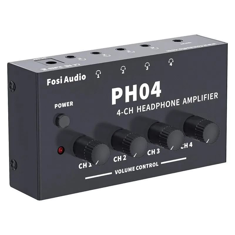 

Fosi Audio PH04 4 Channel Stereo Amplifier Portable Headphone Splitter