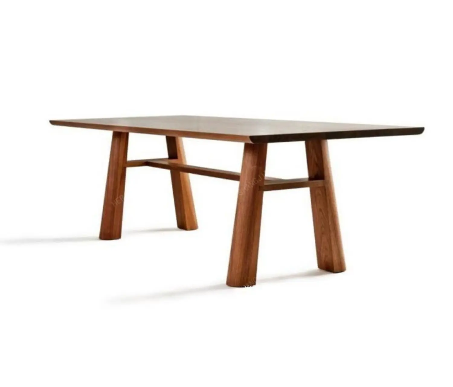 North American Black Walnut Dining Table, Log Large Board Conference Table, Nordic Minimalist Writing Desk, Desk