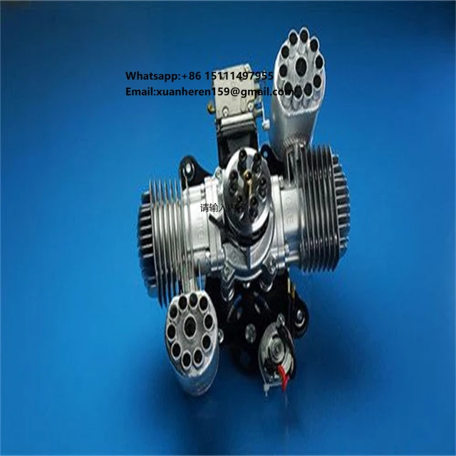 DLE170M Paramotor Engine Paragliding 17.5HP/7500rpm Start Gasline UAV Power System Cylinder Power Generation ZLD