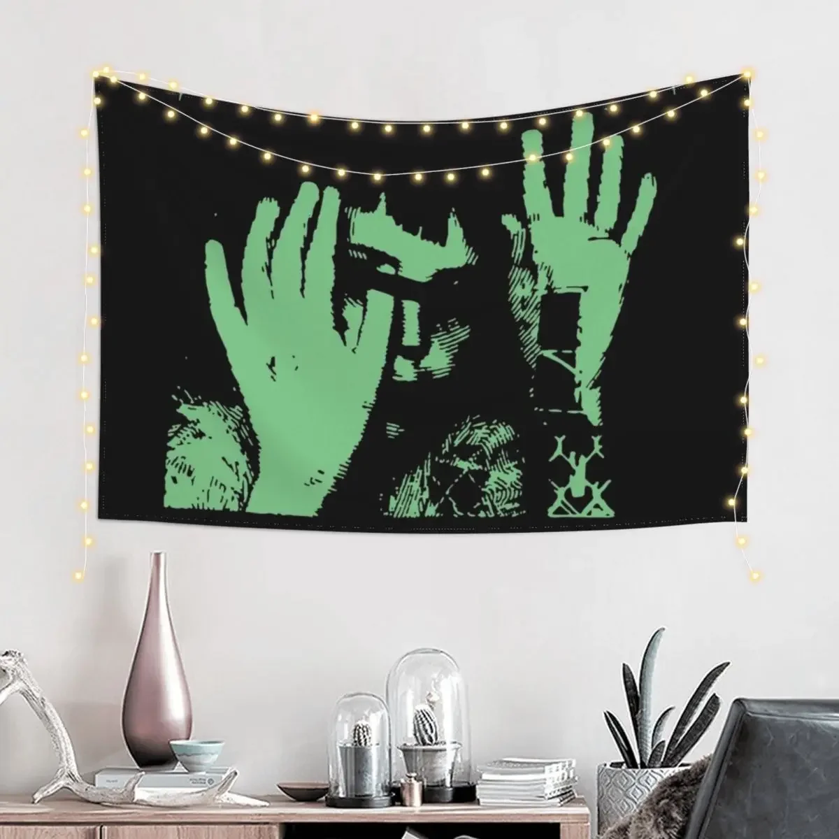 EYEHATEGOD Anemic Robotic Tapestry Room Aesthetic Cute Room Decor Room Design Tapestry