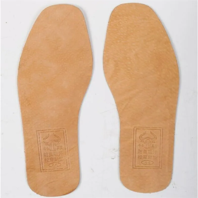 Plantillas de zapatos de cuero genuino, antiolor, absorbentes del sudor, transpirables para hombres y mujeres, plantillas de zapatos deportivos, piel de cerdo de cuero de vaca
