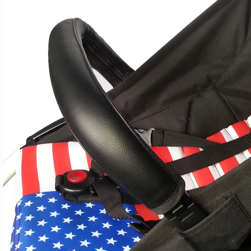 PU-Leder Kinderwagen-Griffbezüge mit Reißverschluss, langlebige Armlehnen-Schoner für Babyzen Yoyo & Yoya Kinderwagen-Zubehör – Detail 4