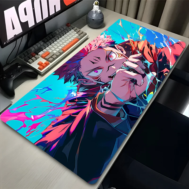 Mouse pad non-slip rubber large table pad computer accessories keyboard pad Anime Game PC carpet Itadori Yujis Mousepad XXL XXXL