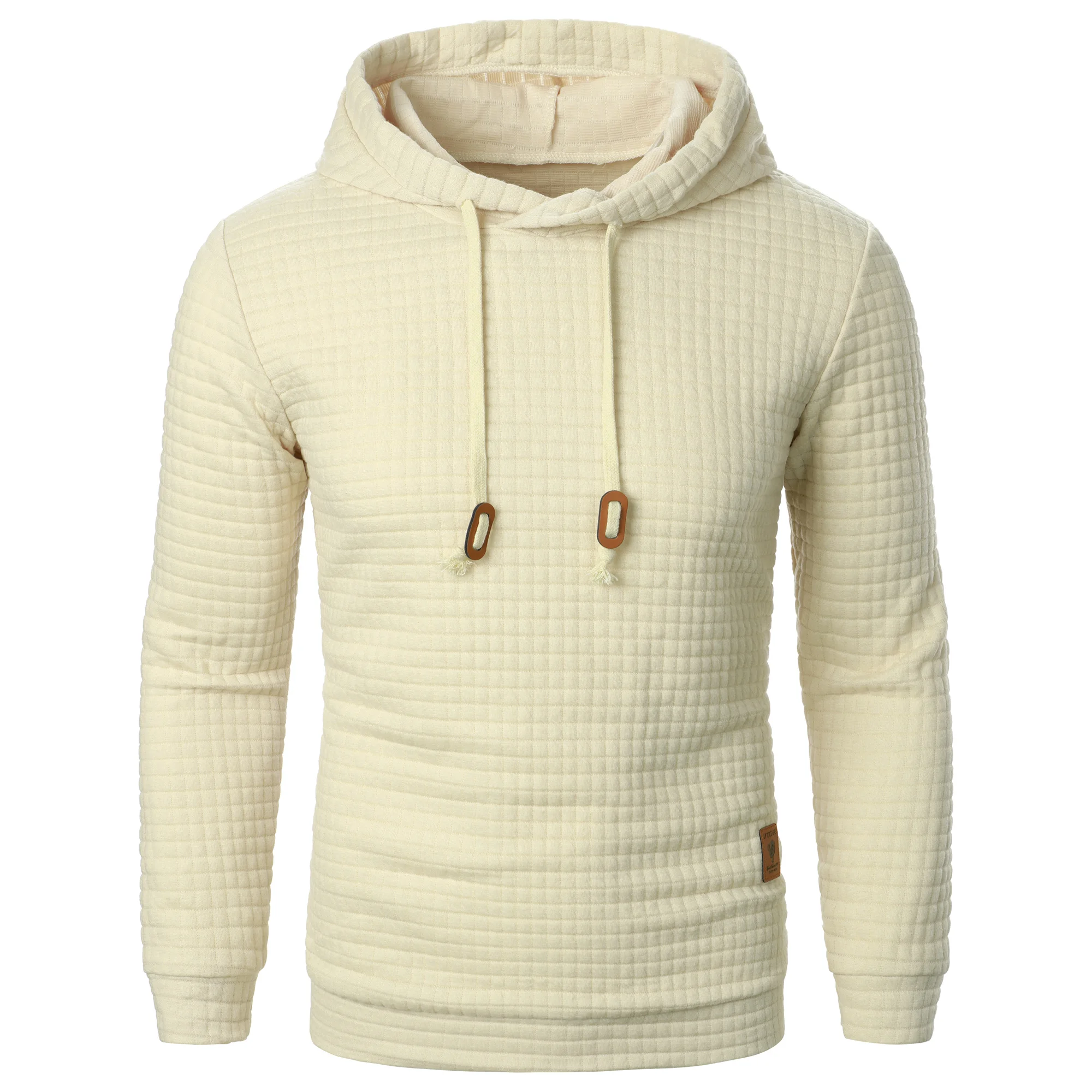 

Autumn men's jacquard plaid sweatshirt long sleeve sweatshirt warm color sweatshirt