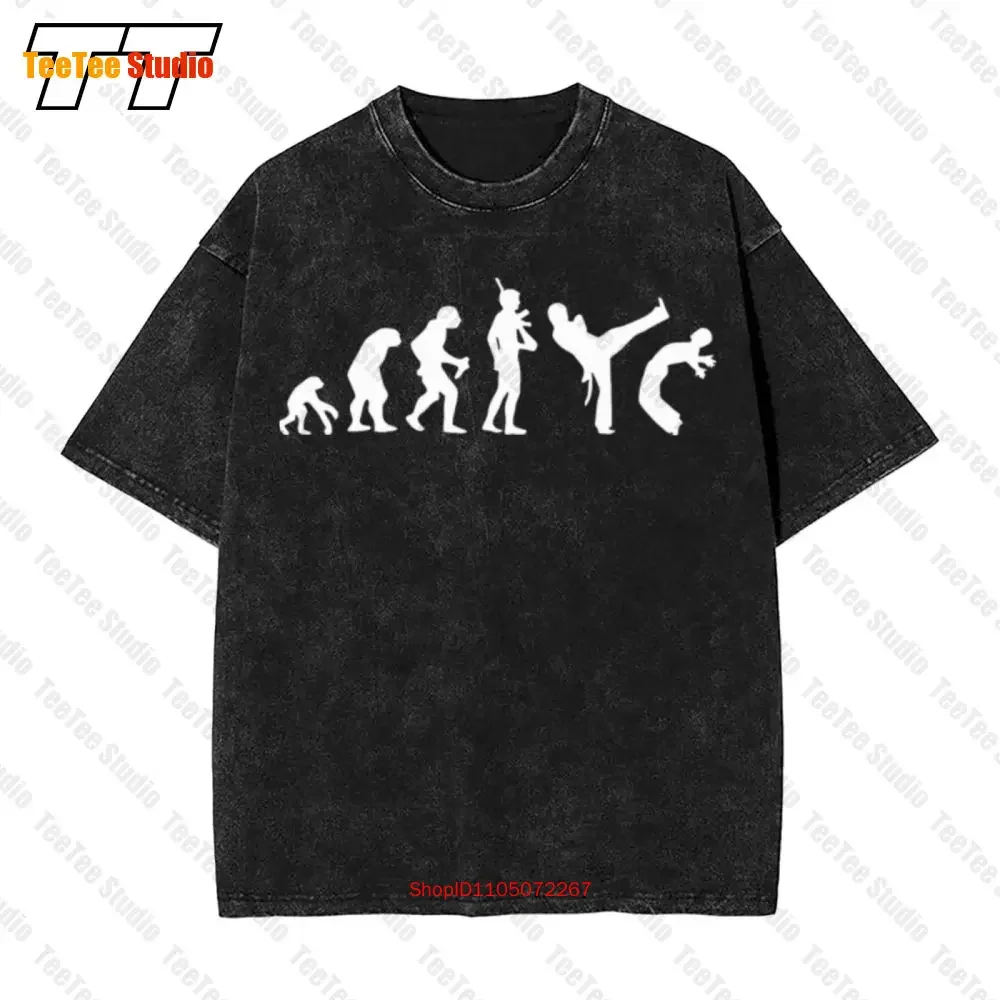 Evolution Of Capoeira-Brazilian Martial Art Vintage Oversized T-Shirt XS5S