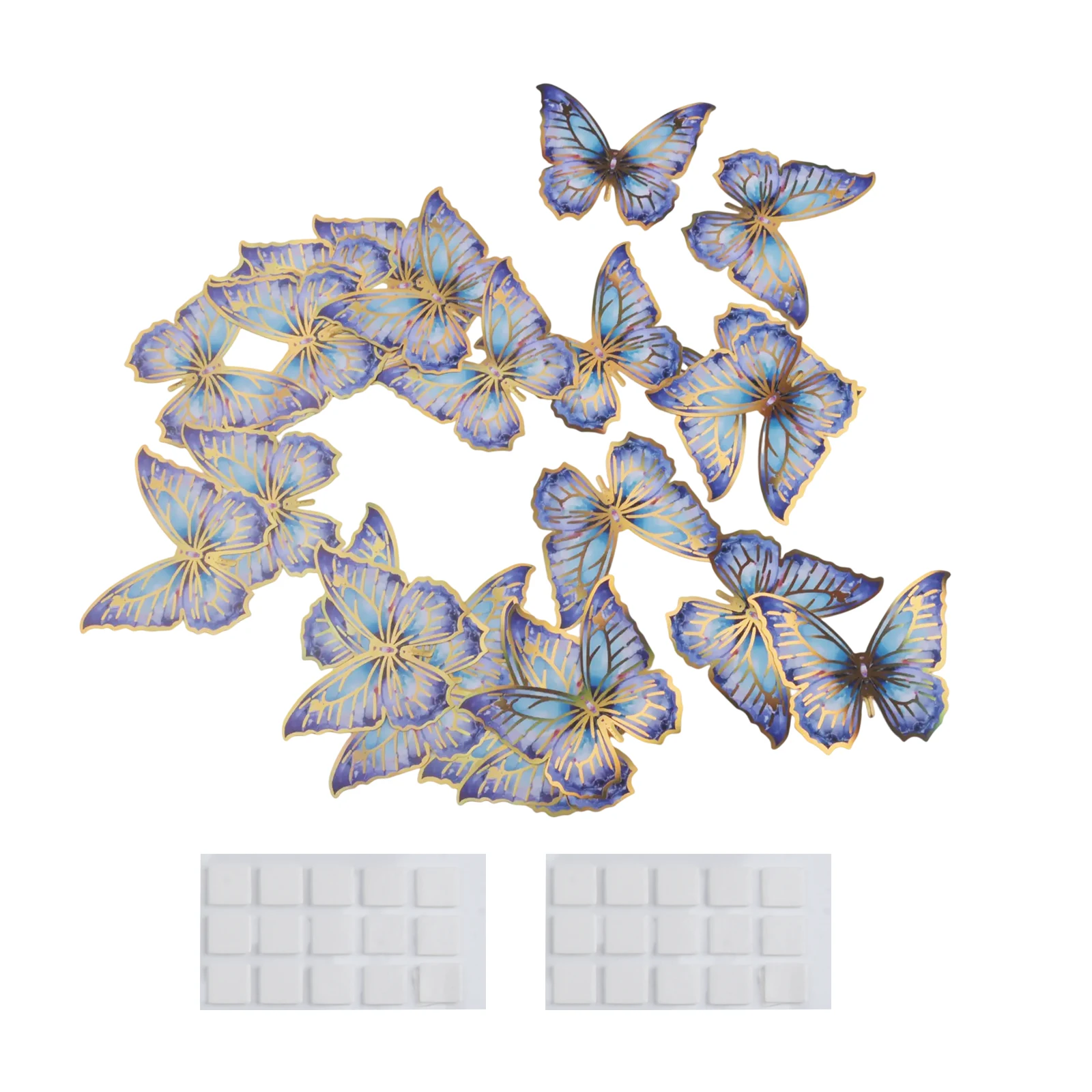 7.3x6x0.1cm Elegant Wall Decor Butterfly Party Wall Stickers Cost-Effective Decoration Diverse Decoration Needs