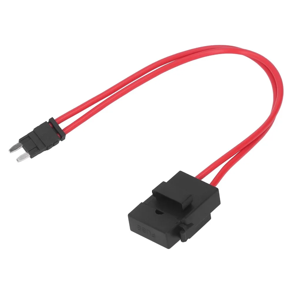 5PCS 20A Rating Car Holder Connector 16AWG Wire ACK S 10.9mm Mini Holder Heavy Duty Wire Extension Vehicle Electrical System