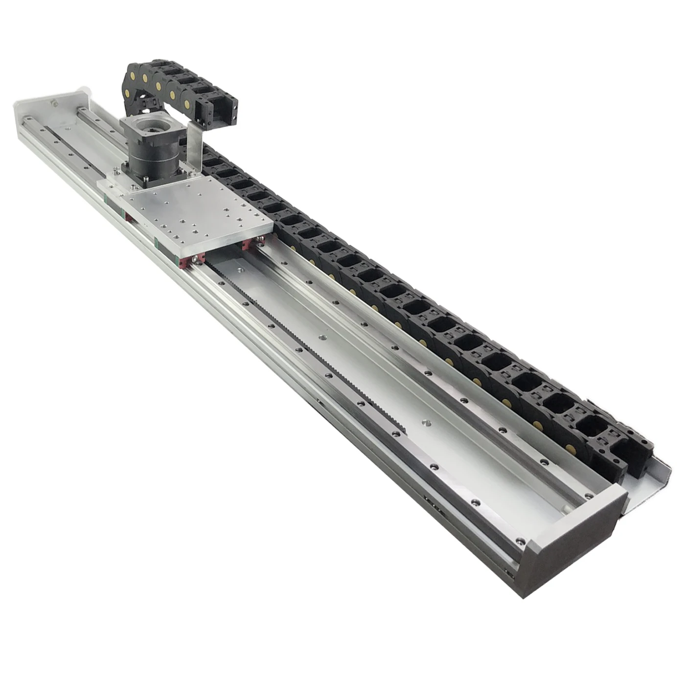 Factory Hot Sale UMOT 145mm Width High Load 300kg Long Stroke 2000mm Gear Rack and Pinion Dc Cnc Slide Table Linear Rail with Se