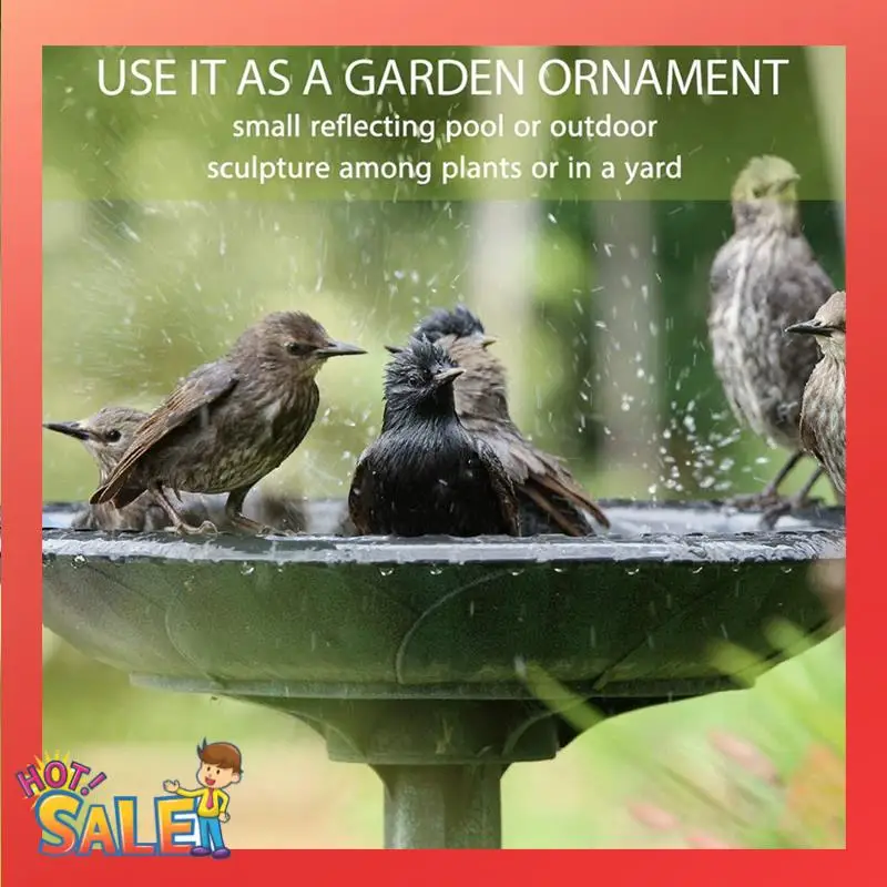 

ABCL 1 PCS Bird Feeder Spring And Summer Garden Bird Bath Landscape Ornaments Bird Bath Bonsai As Shown PP With Ground Bird Feed