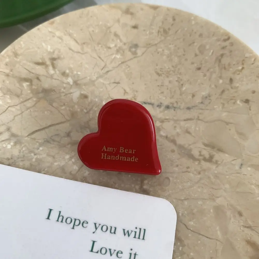 

Acetic Acid Hairpin Flower Hair Clip Love Headwear Heart Hair Clip Small Grab Clip Bangs Clip Acetate Mini Hair Claw Female