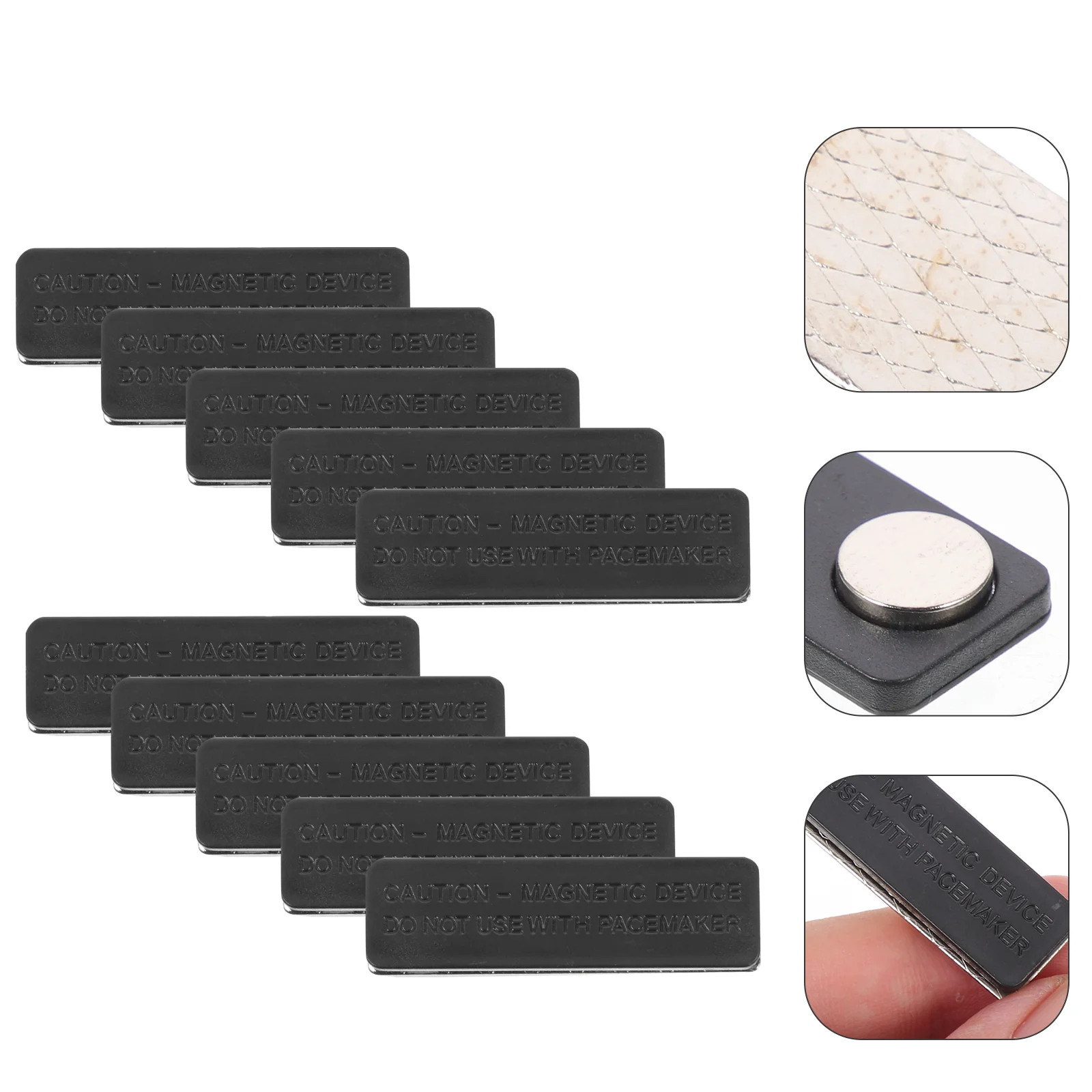 

10pcs Clothing Name Badge Magnets Adhesives Magnetic Badges Name Tags Magnets magnetic name tags name tag magnet