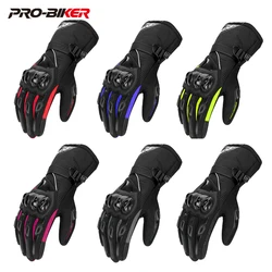Motorcycle Gloves Men Winter Windproof Waterproof Warm Moto Protective Gloves Moto Motocross Touch Screen Riding Gloves