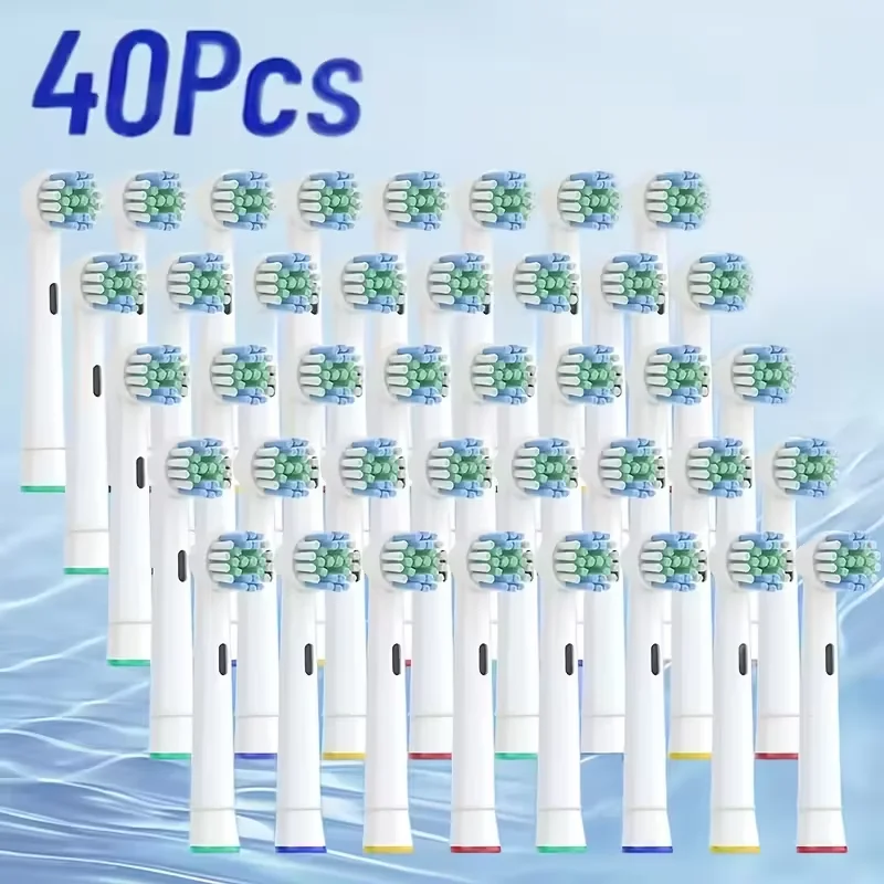4/8/16/20/40Pcs Replacement Toothbrush Heads Compatible with Oral-B Braun Professional Electric Toothbrush Heads Brush Heads
