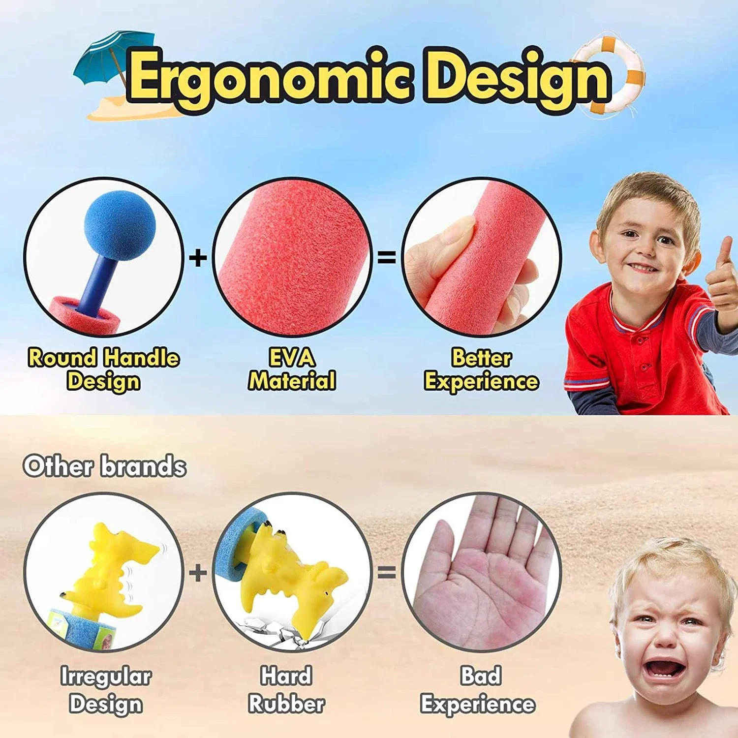 1 pçs portátil interativo spray de água brinquedo mini eva forma armas de água engraçado verão praia água diversão brinquedos para crianças presente