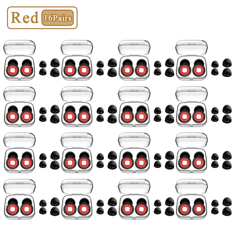 1-16Pairs Slaap Geluiddichte Oordopjes Motorfiets Ruisonderdrukking Oordopjes Anti-geluid Mute Oordopjes Motorfiets Apparatuur
