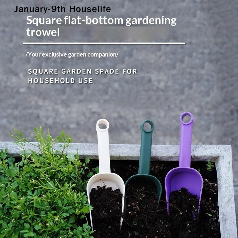 Multifunctional PP Plastic Garden Scoop Portable Gardening Tool For Home Flower Planting Digging Repotting And Compost