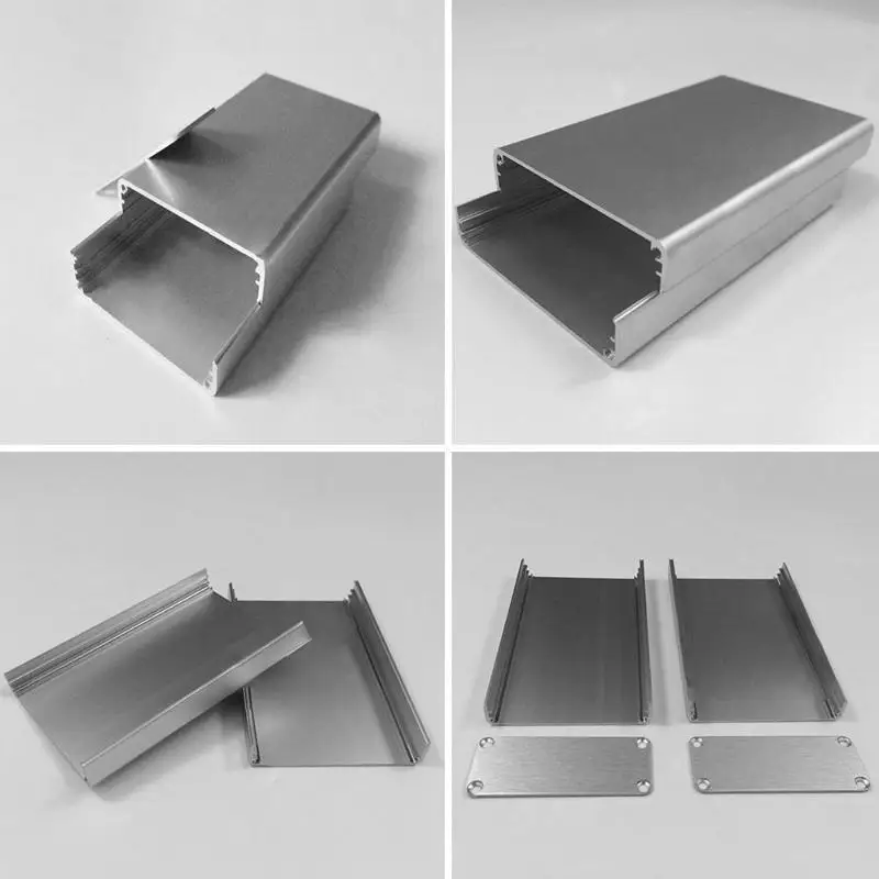 Aluminum Enclosure Electronic Project Box Split Type Shielding Case 20x50x80mm for Circuit Power Module DIY Housing DIY Project
