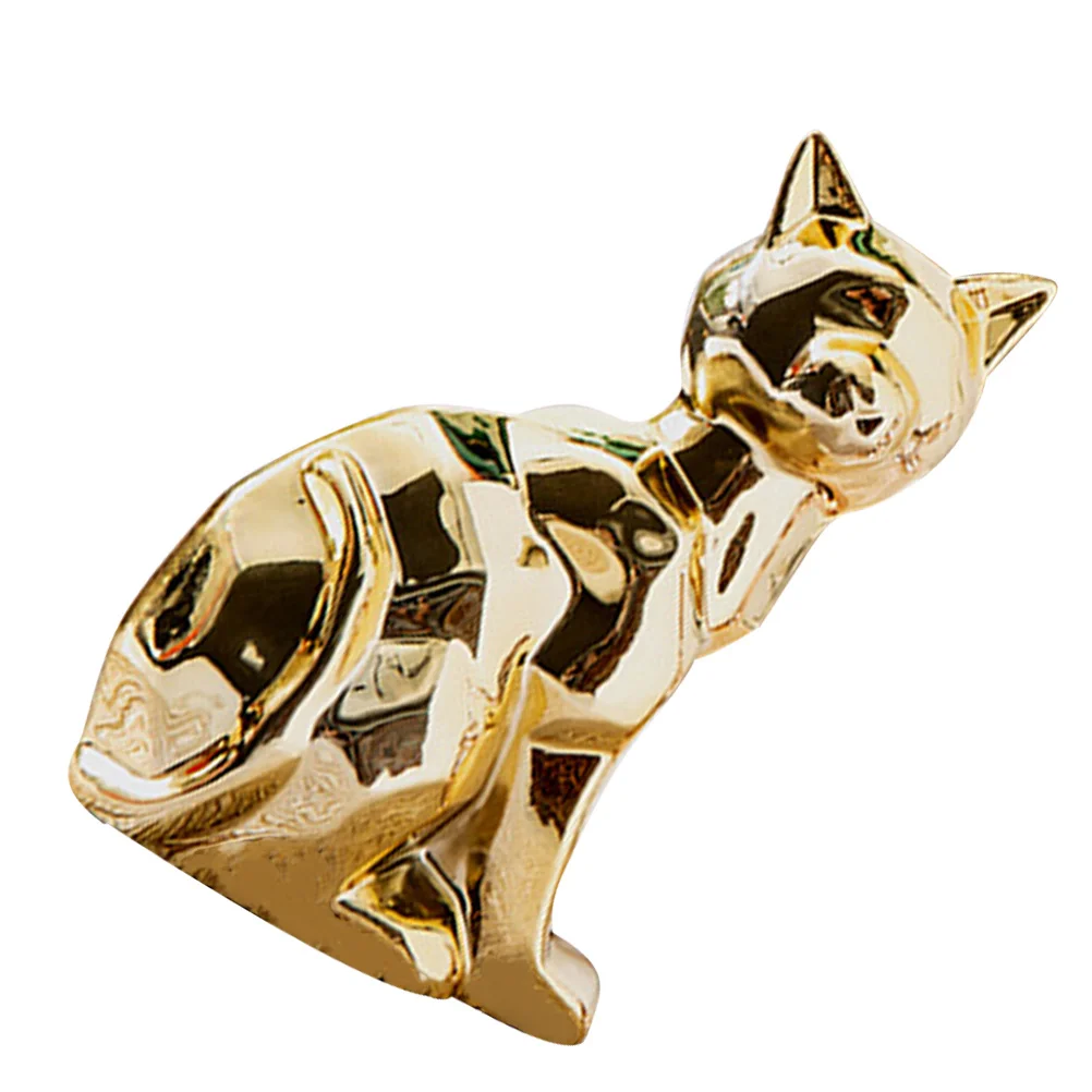 

Ceramic Fox Tabletop Decor Meticulously Made Easy Maintenance Ideal for Any Style Ceramic Fox Statues Photography Prop