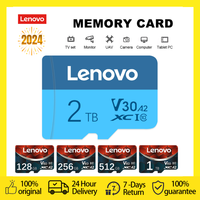 Lenovo 2TB Micro TF/SD Card Memory Card 1TB Class 10 512GB 64GB 128GB 256GB U3 4K High Speed Cartao De Memoria Flash Memory Card