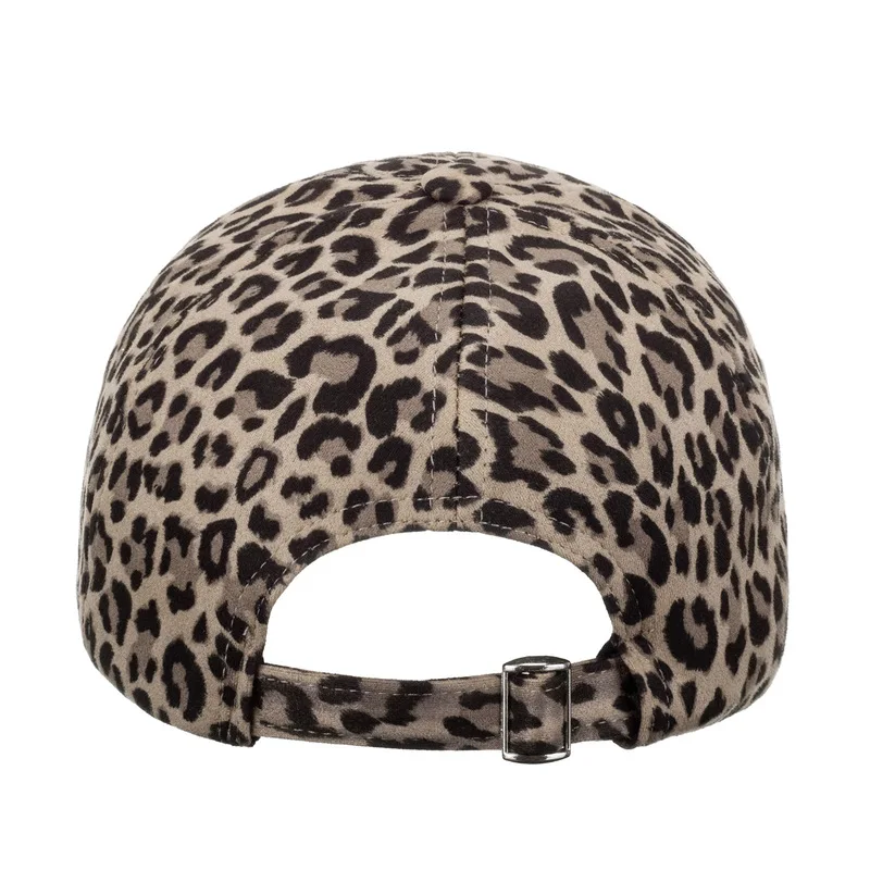 Autumn leopard print baseball cap sun hat