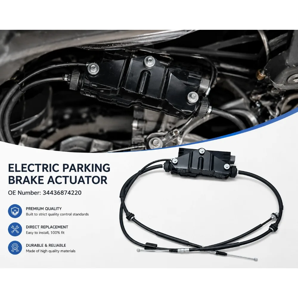 Hand Brake Parking Actuator With Control Unit Compatible with BMW X5 F15 F85  F16 Replaces# 34436874220 34436868514 34436864546