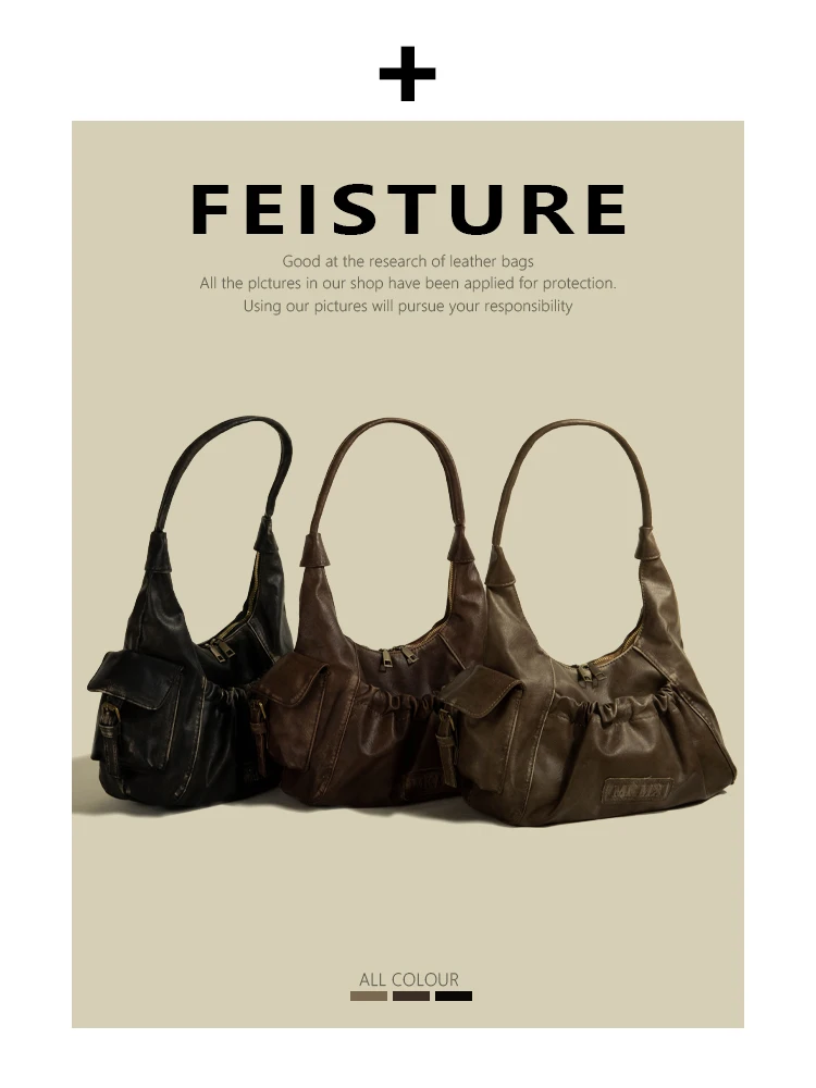 

Faionable Retro Women's Underarm Bag Large Capaci Single oulder Bag for Going out to Work Spring Summer New Arrival Han...