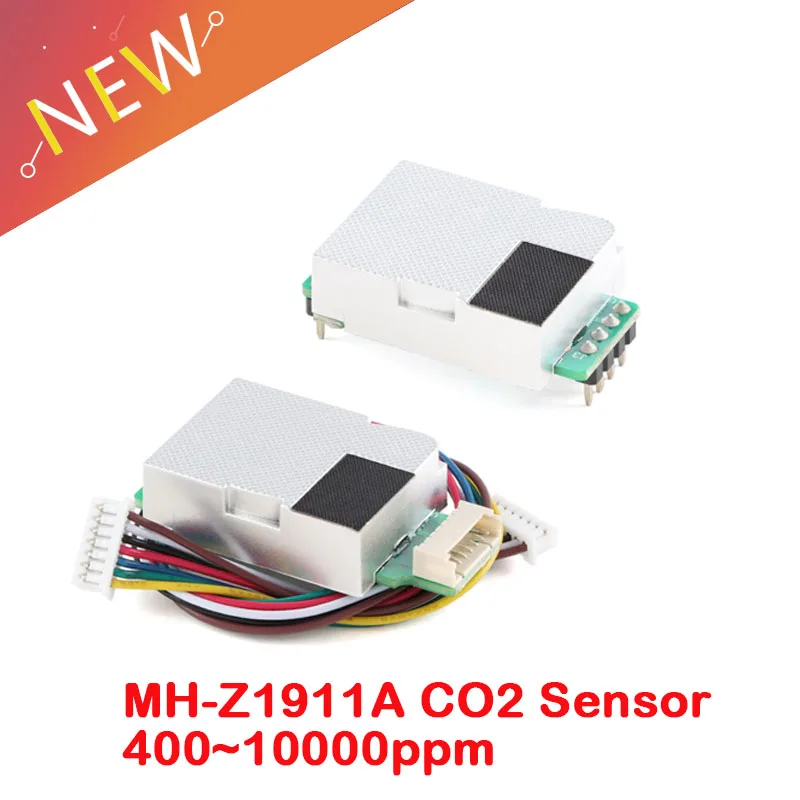 MH-Z1911A NDIR CO2 Carbon Dioxide Infrared Gas Sensor Module 400-10000ppm for CO2 Monitor MH-Z19