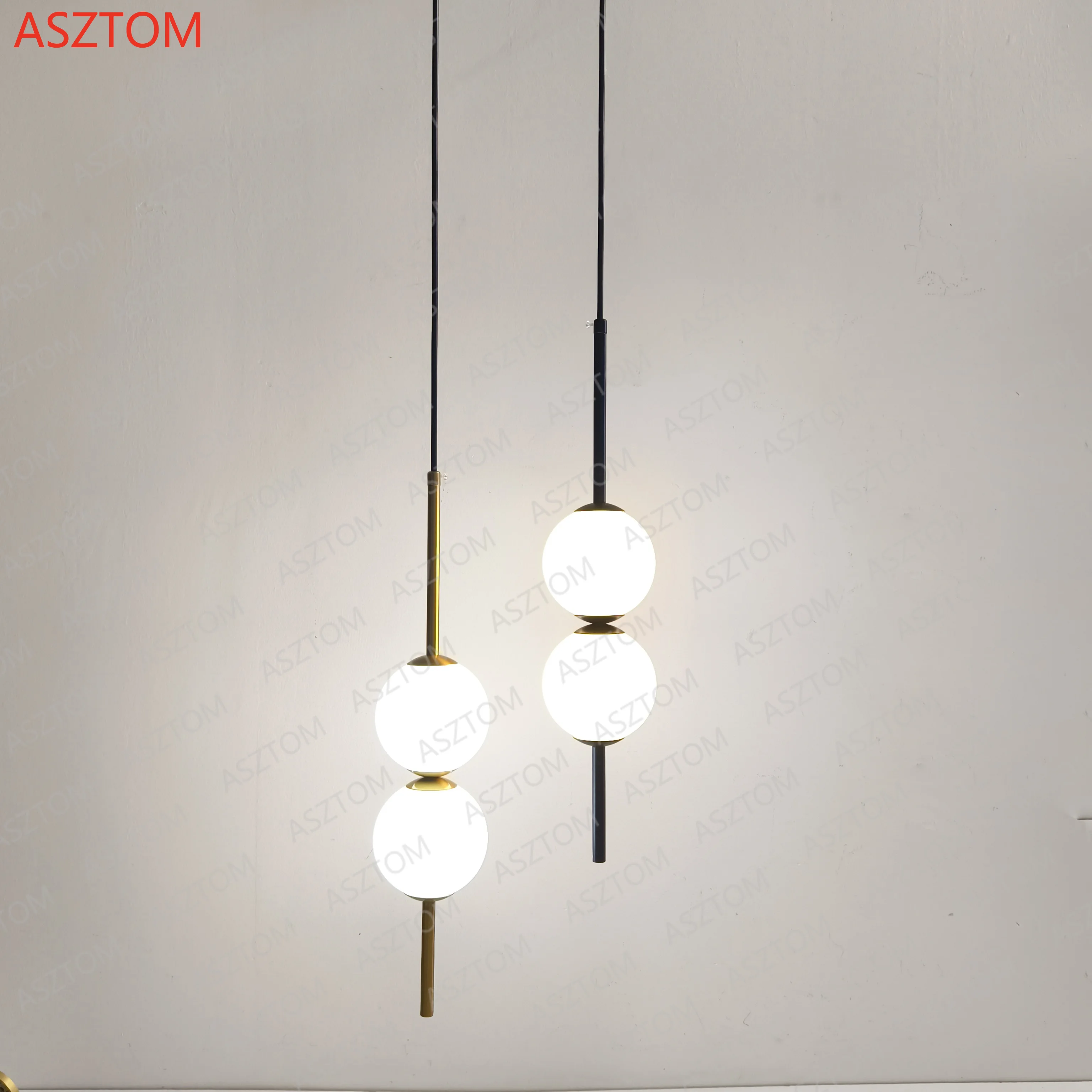 

Simple Glass Ball Pendant Lights Dining Room Bedroom Decor Hanging Lamp Restaurant Bar Suspension Lighting fixtures