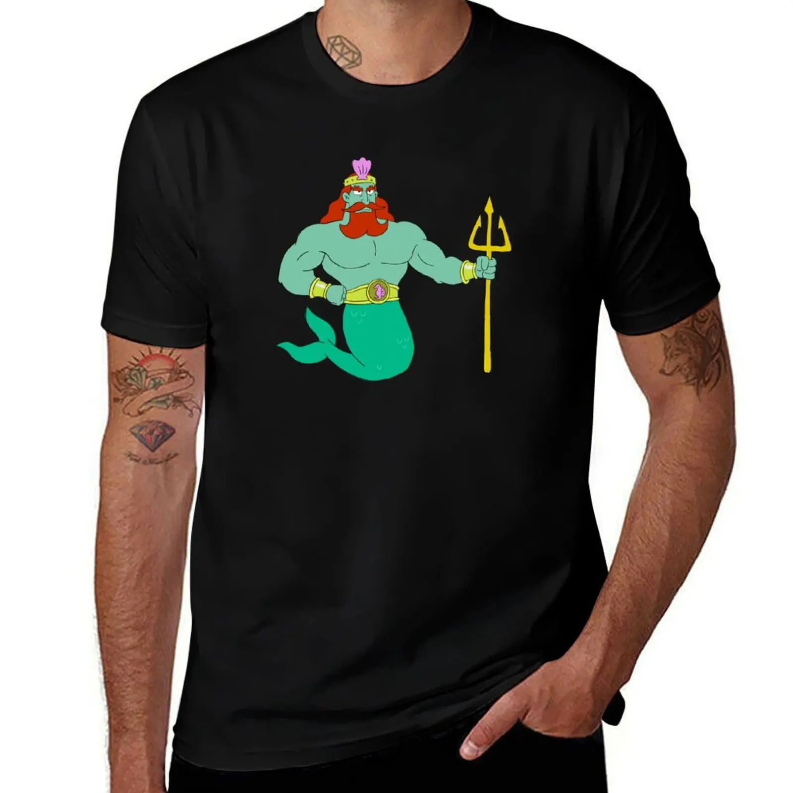 King Neptune T-Shirt Independence Day Short Sleeve T-Shirt