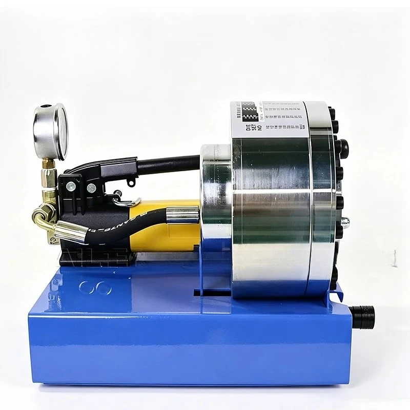 customized 1 Inch Manual Hydraulic Hose Press Machine Rubber Product Making Machinery for 6-25mm Hose Crimping