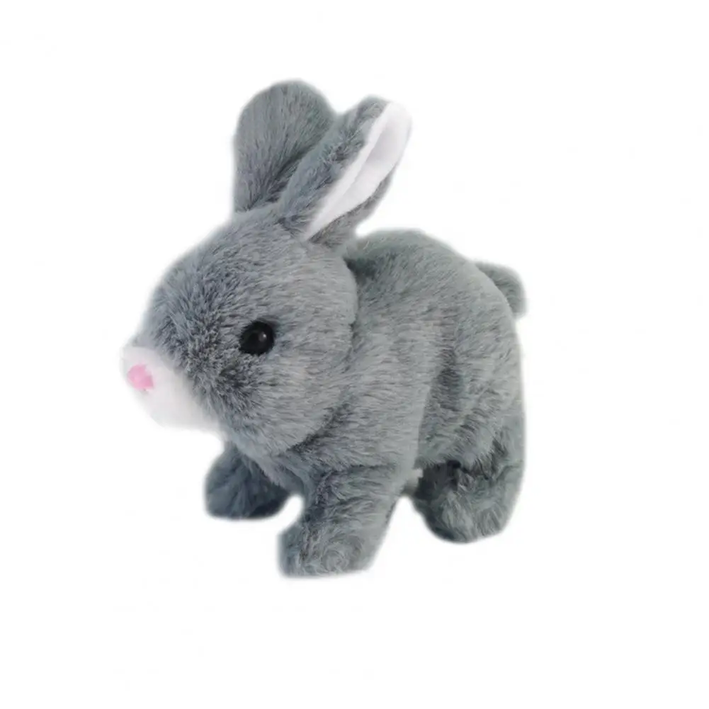 Creative Walking Skin-touch Kids Smart Simulation Bunny Doll a batteria Smart Rabbit Doll forniture per l'asilo